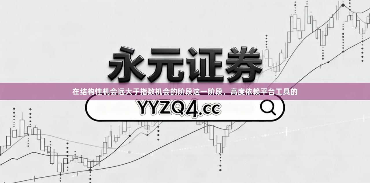 在结构性机会远大于指数机会的阶段这一阶段，高度依赖平台工具的